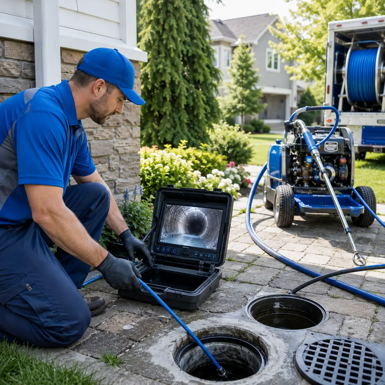 Outdoor drain cleaning professionals serving Lunenburg, MA