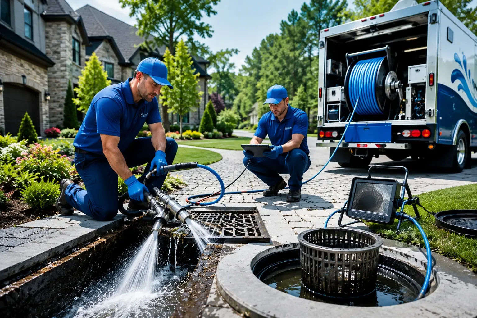 Local outdoor drain cleaning professionals in Lunenburg, MA